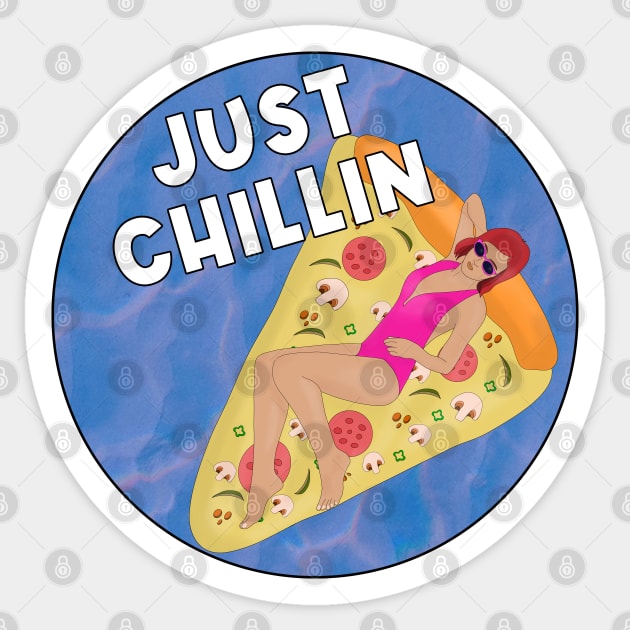 Just Chillin Sticker by DiegoCarvalho